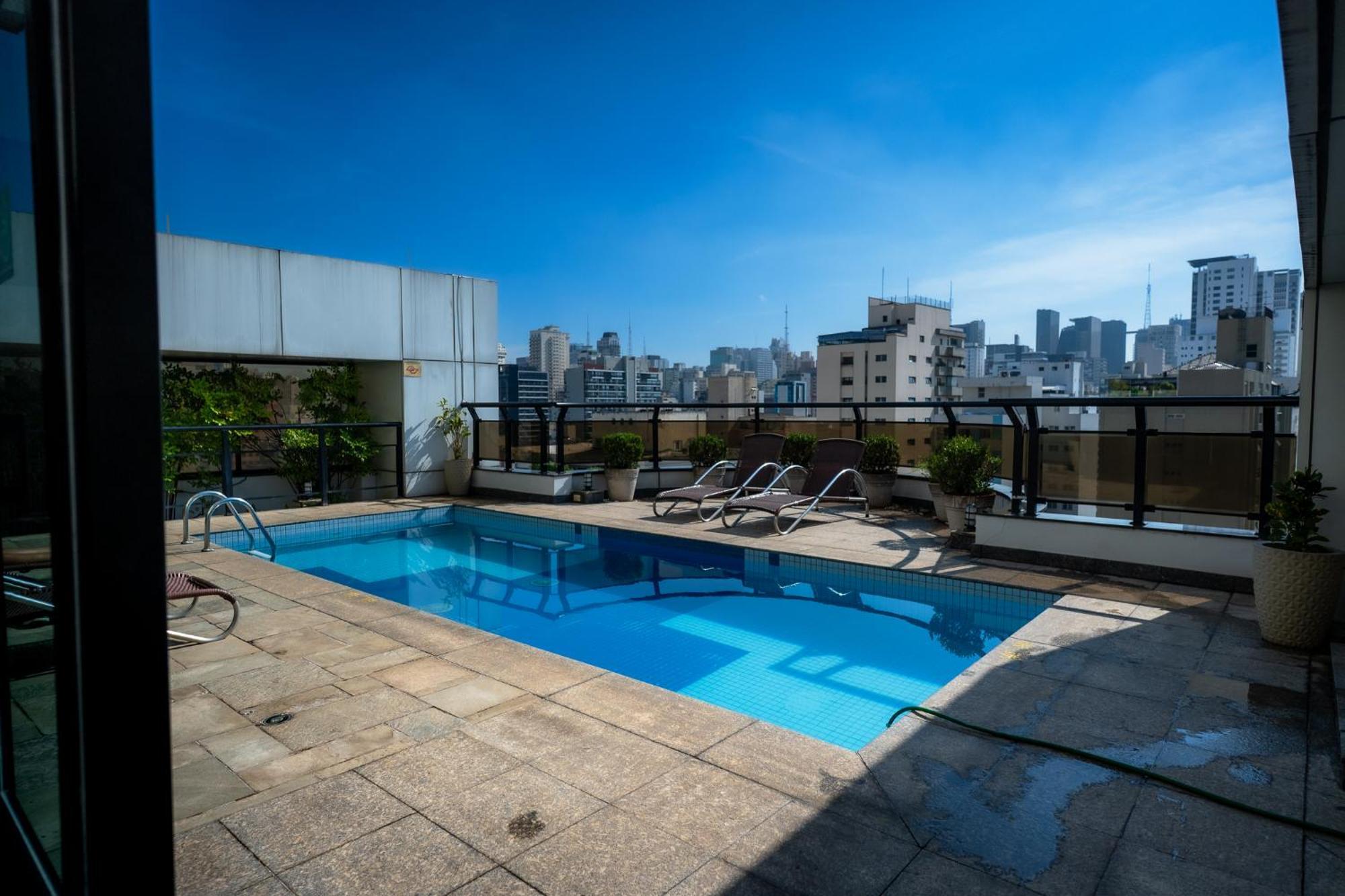 Flat Aconchegante Nos Jardins Com Piscina & Estacionamento Inclusos São Paulo